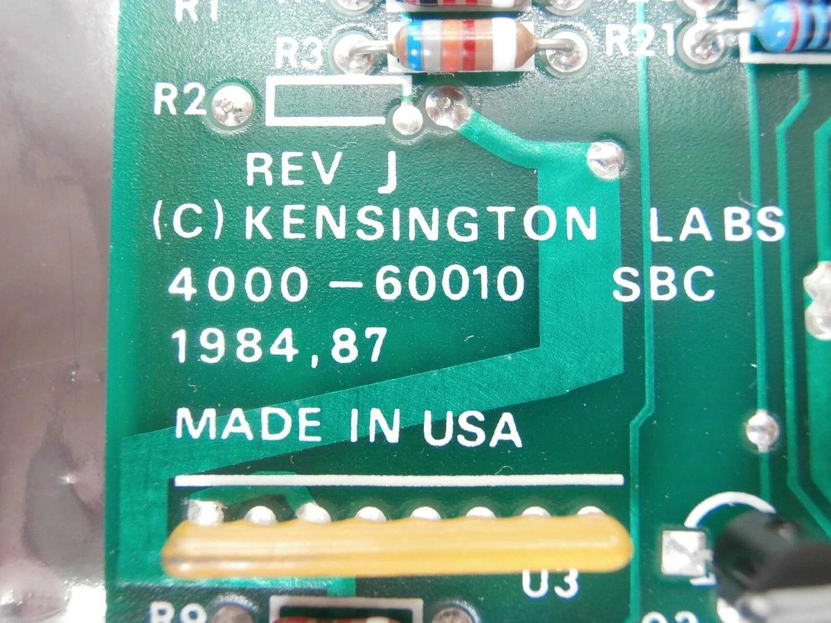 Used Kensington 4000-60010 SBC Single Board Computer PCB Card Rev. J Working Surplus