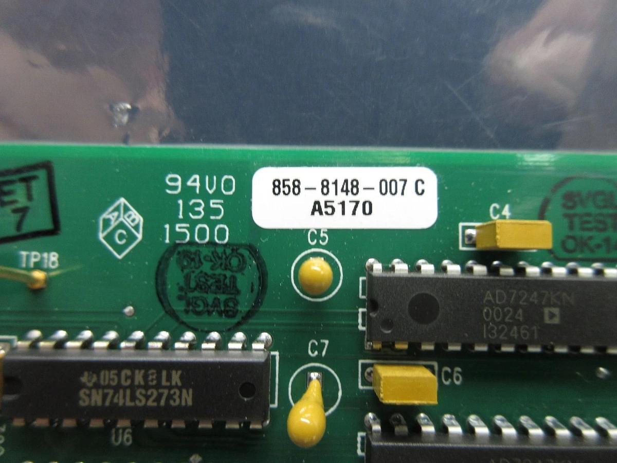 Used SVG Silicon Valley Group 858-8148-007 Processor PCB Card A5170 Rev. C 90S Used