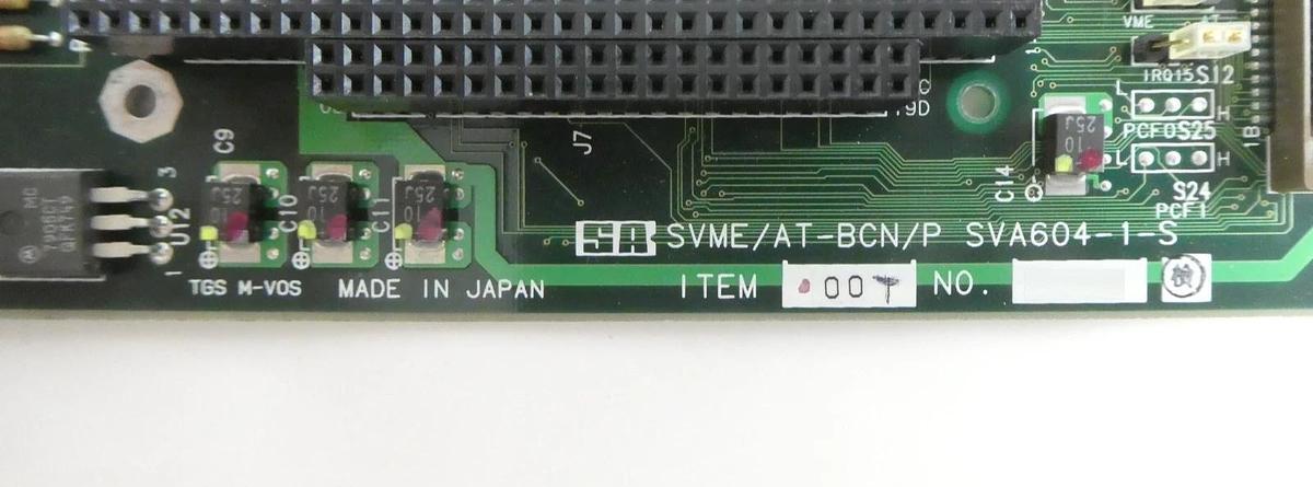 Used Sanritz Automation SVME/AT-BCN/P Processor PCB Card SVA604-1-S Working Surplus