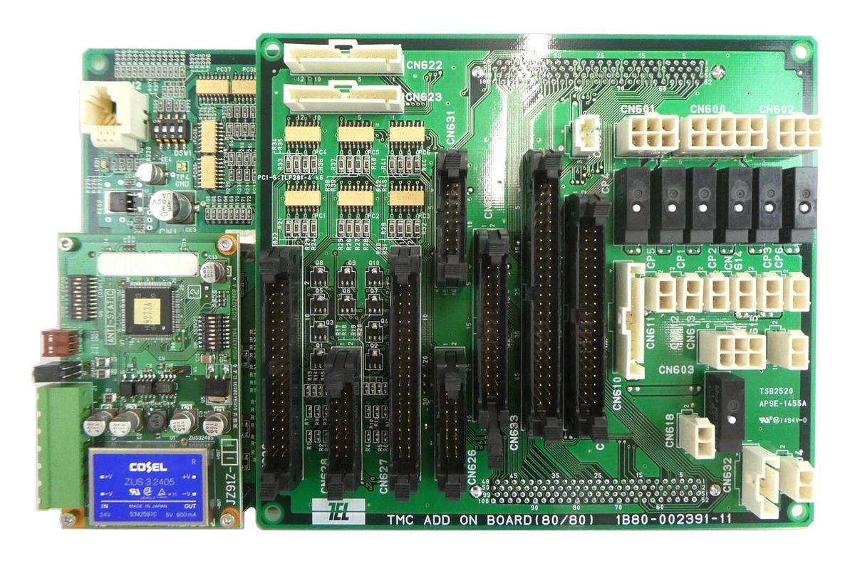 Used TEL Tokyo Electron 1B80-002389-11 PCB Assembly 1B80-002391-11 PR300Z Working