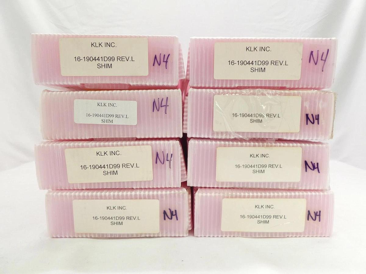 KLK 16-190441D99 Launder Shim Rev. L Reseller Lot of 8 New Surplus