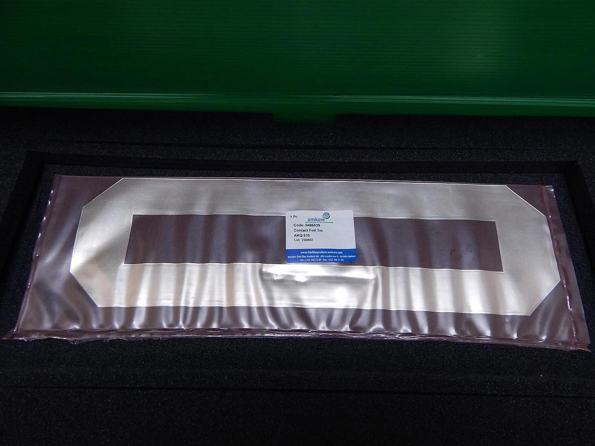 Umicore AKQ515 Planar Magnetron Sputtering Target Kit NiFe45.5 wt% New Surplus
