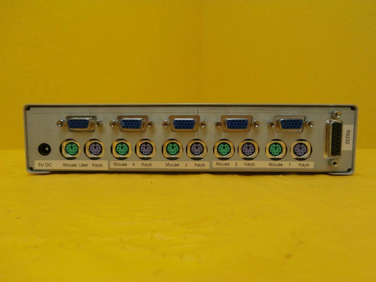 Used Adder ADDERView GEM 4-Port KVM KLA-Tencor 11301400290000 Used Working