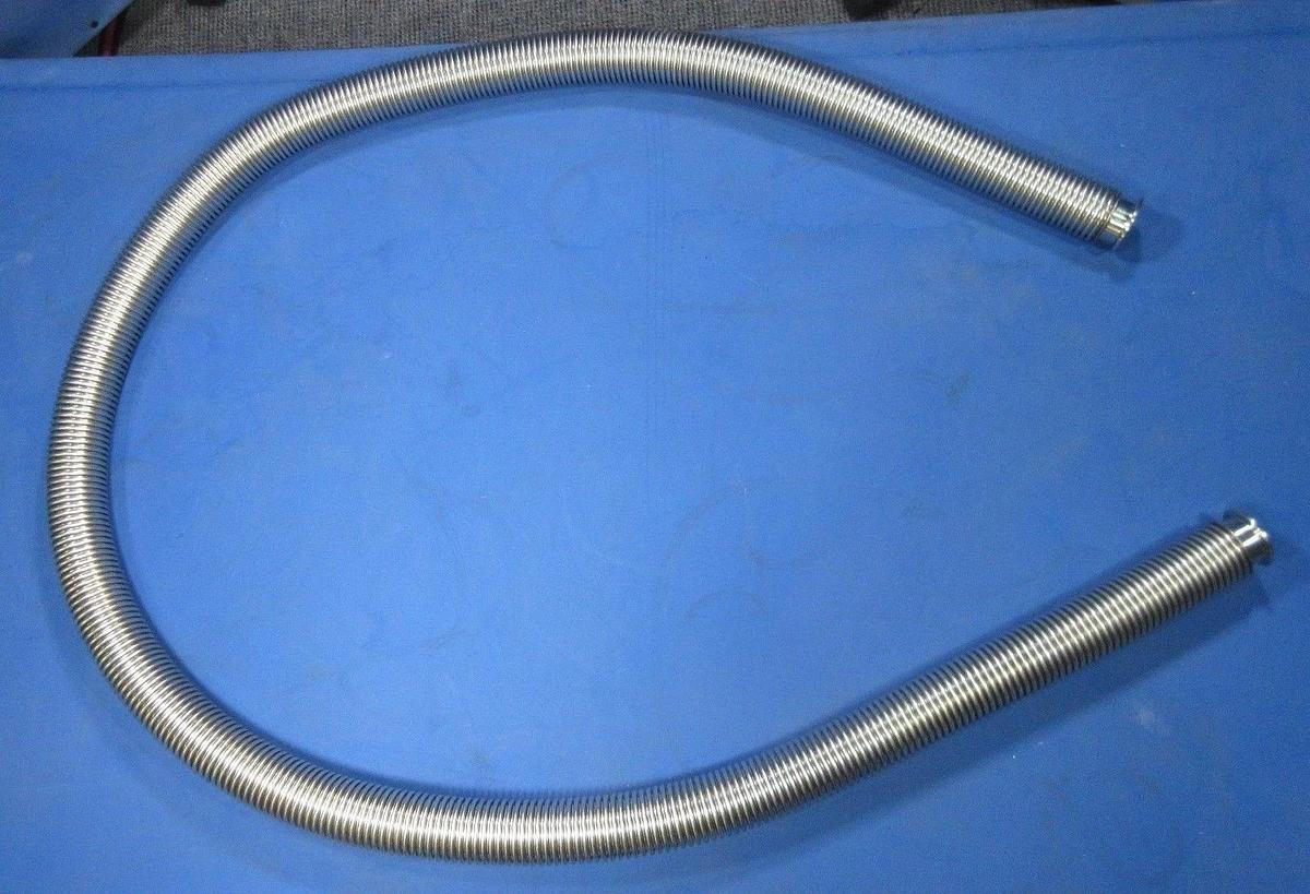 Used MKS Instruments KF50 Stainless Steel Vacuum Flex Bellows Pipe 100 1/2” HPS Used