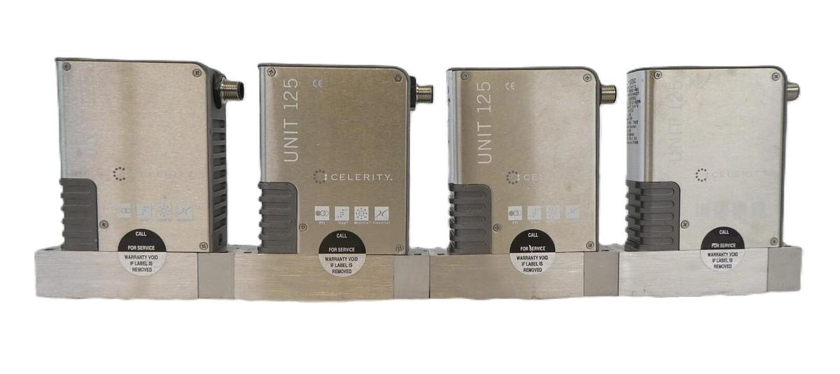 Used Celerity IFC-125C Mass Flow Controller MFC AMAT 0190-26050 Reseller Lot of 4