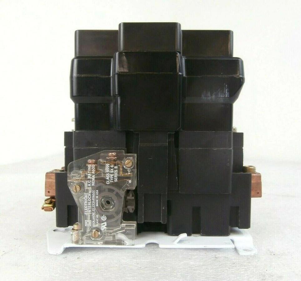 Used Square D 8502SE02S Motor Starter Coil 31074-400-16 Veeco Microetch 1201 Working