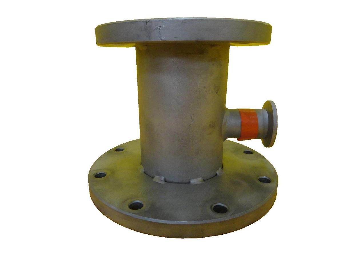 Used Edwards C3095 High Vacuum Adapter Tee ISO63 to ISO100 ISO-F NW25 Copper Working