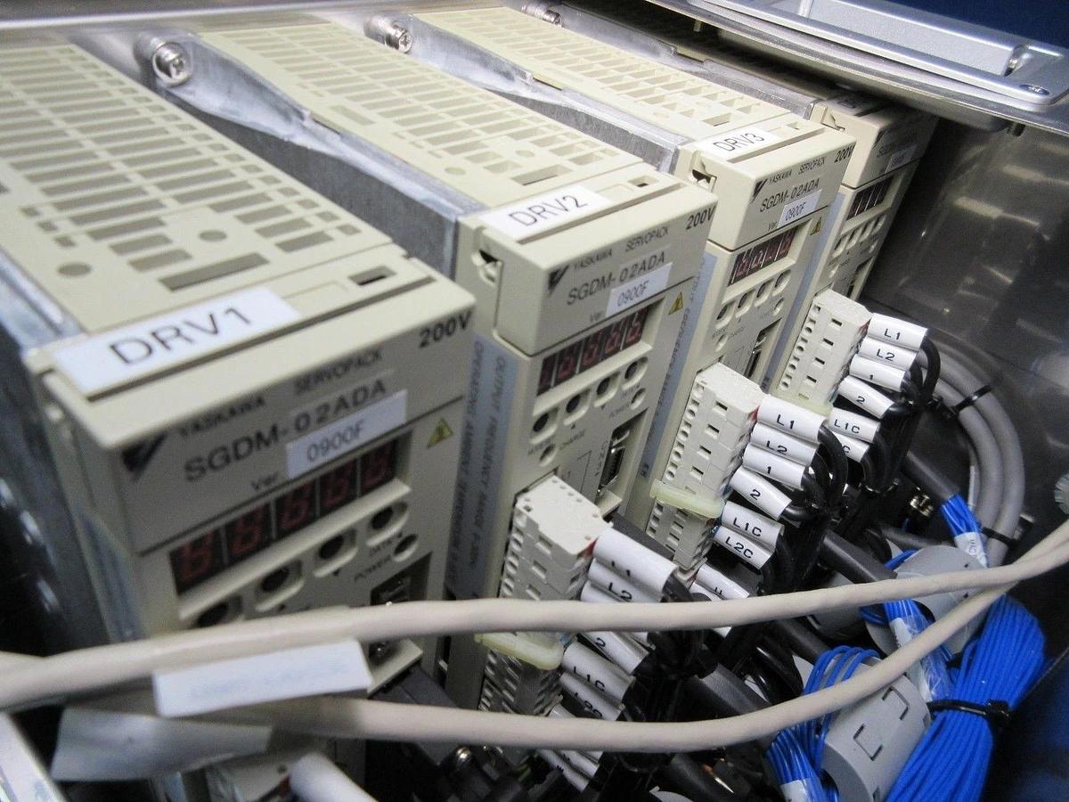 Used TEL Tokyo Electron Servo Drive Control Rack with Broken Switch Used Working