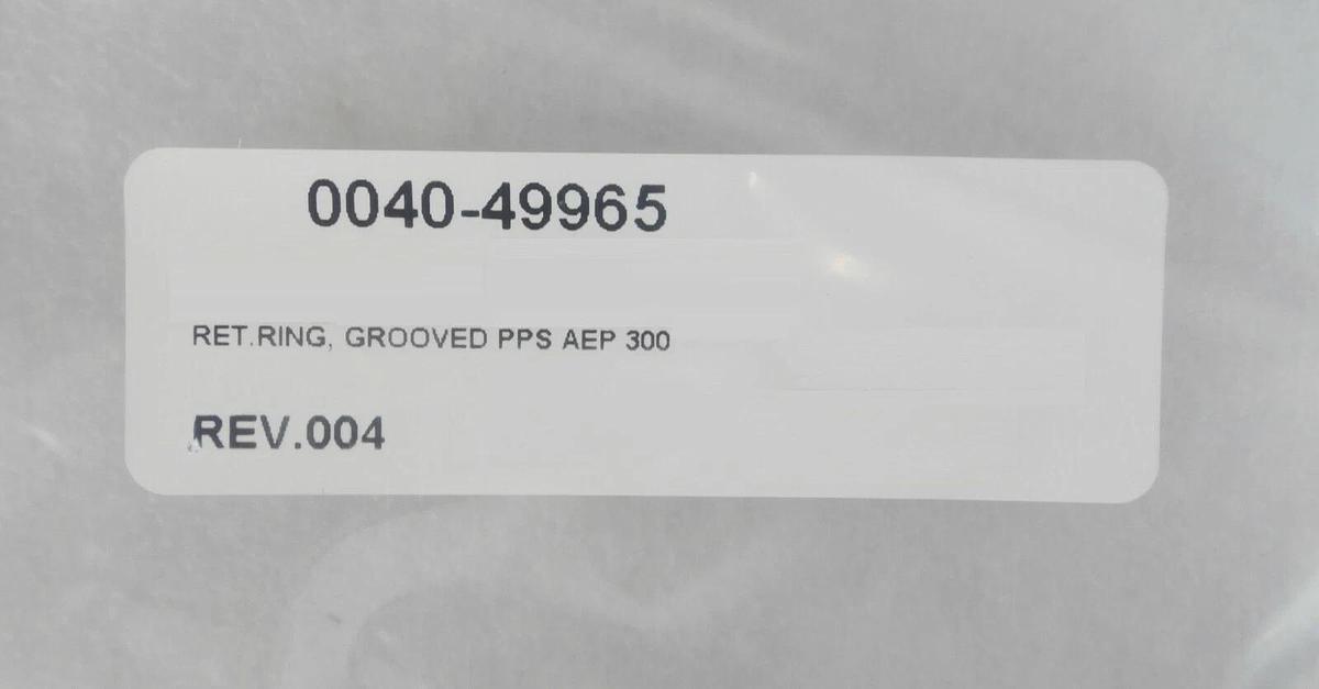 Used AMAT Applied Materials 0040-49965 Grooved Retaining Ring 300mm Titan Head New