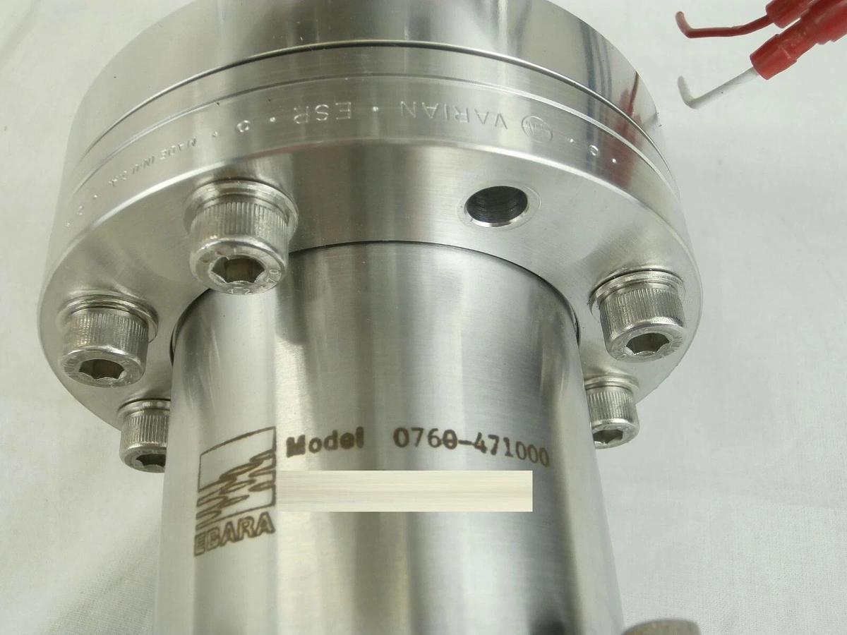 Used Ebara LE-559 Cold Trap Turbomolecular Pump Assembly HT-018-MCPQ Varian Working