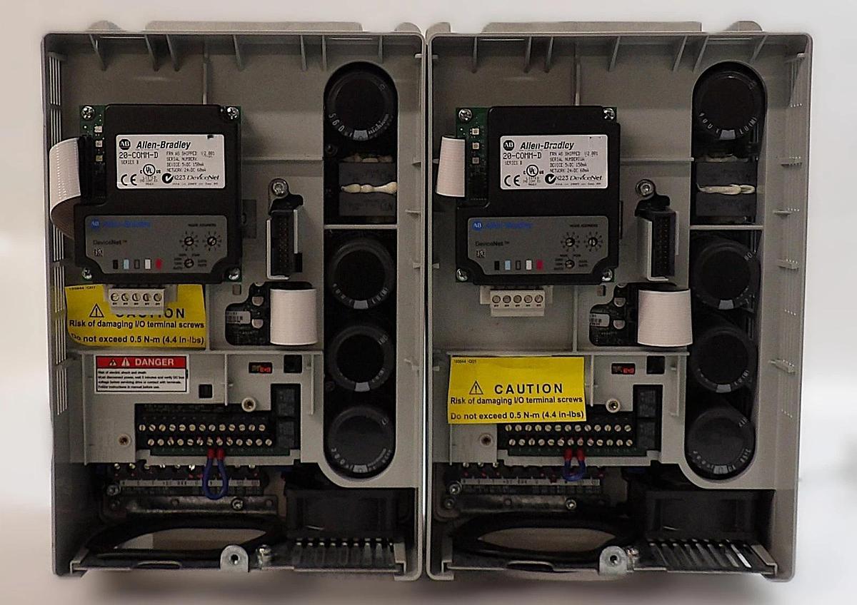 Used AB Allen-Bradley 20AD011A3AYNANC0 AC Drive PowerFlex 70 Lot of 2 Working
