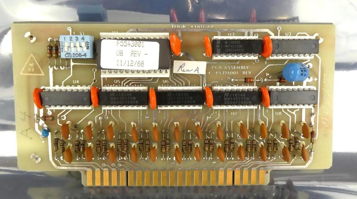 Used Varian VSEA F5374001 Logic Control PCB Assembly Working Surplus