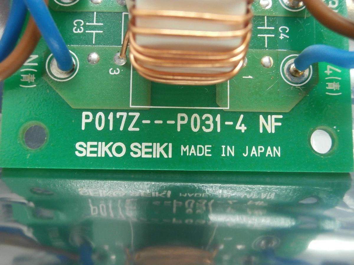 Used Seiko Seiki P017Z---P031-4 NF Noise Filter PCB SCU-H1000C Used Working