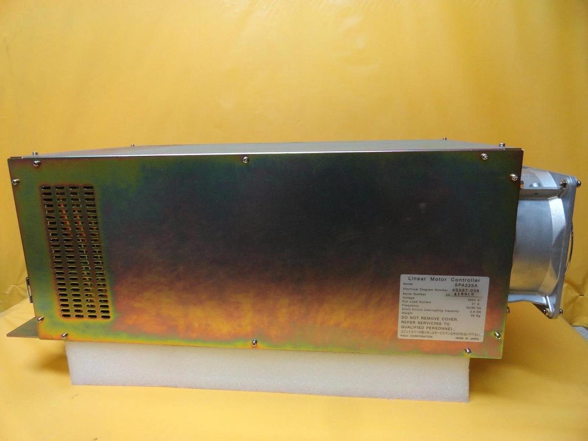 Used Nikon 4S587-038 ADEXY Linear Motor Controller SPA225A NSR Series Working