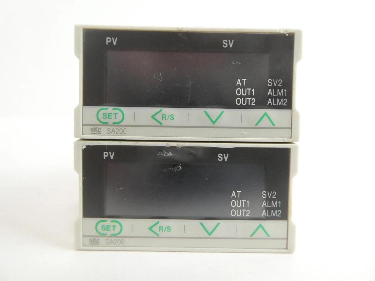 Used RKC Instruments SA200 Digital Temperature Controller Reseller Lot of 4 Working