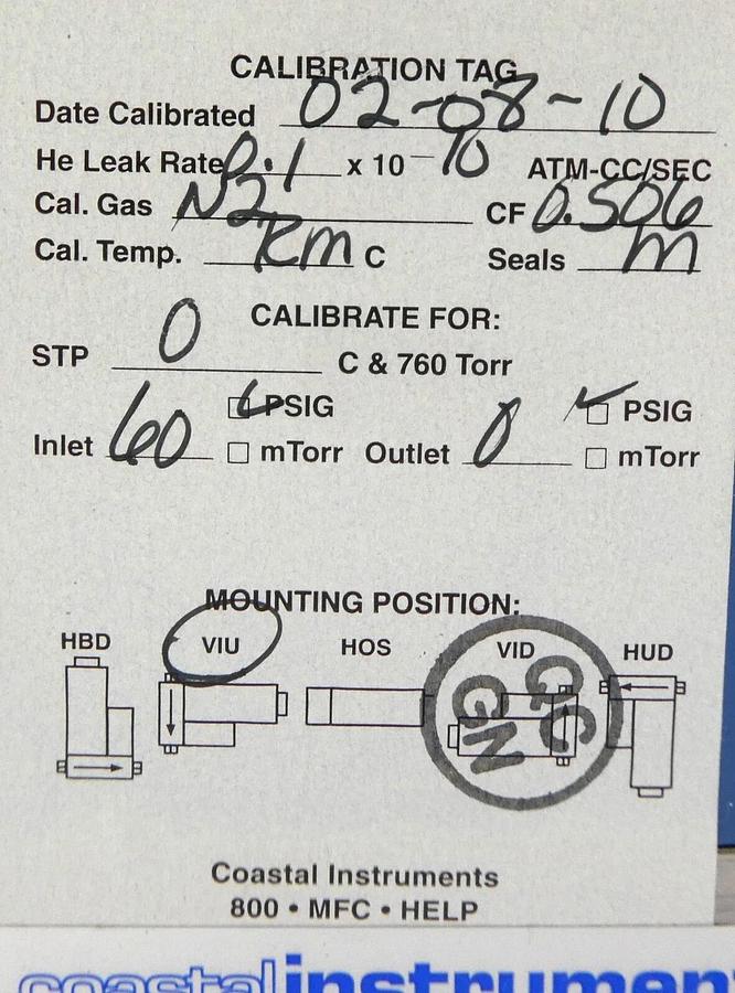 Refurbished UNIT Instruments UFC-1660 Mass Flow Controller MFC 3 SLM NF3 OEM Refurbished