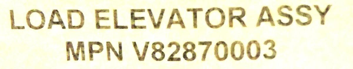Refurbished Air Products AP91707241 Elevator Load Assembly Varian V82870003 OEM Refurbished