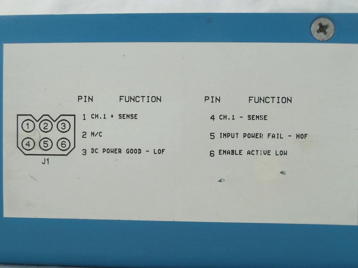 Used Qualidyne 234AA0A-0172 Power Supply 23092EFG Tegal VME-PS400-01 Used Working