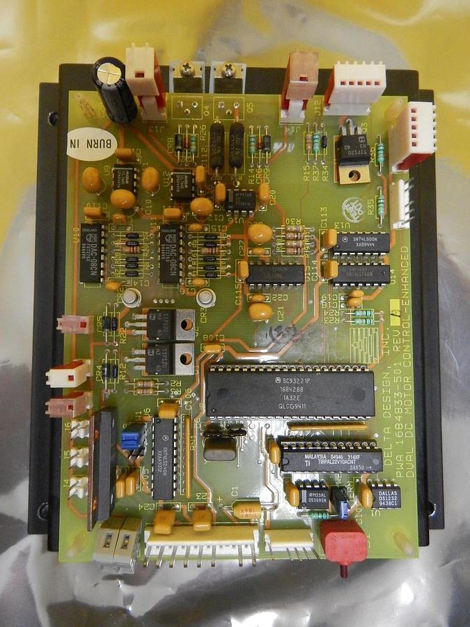 Used Delta Design 1684833-501 Dual DC Motor Control-Enhanced Board PCB Used Working