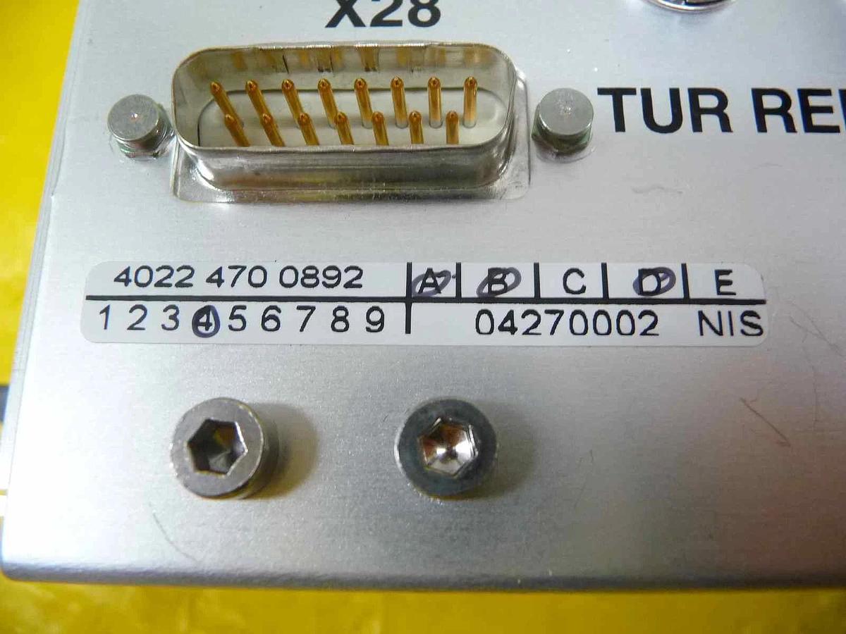 Used ASML 4022.470.0892 TUR Remote Control Box 4022.471.6180 Nikon Loader Working