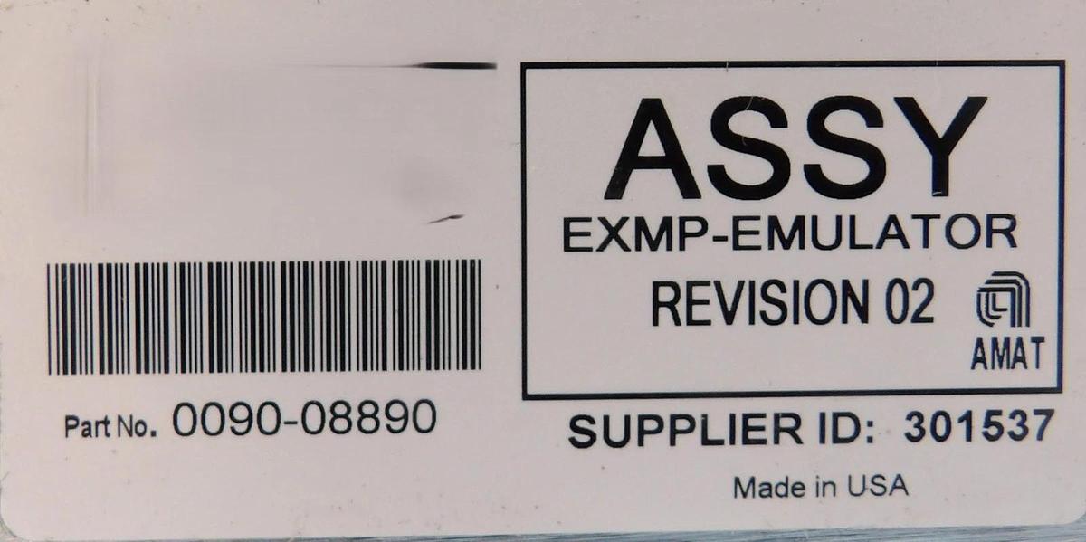 Used AMAT Applied Materials 0090-08890 EXMP Emulator Assembly Working Surplus