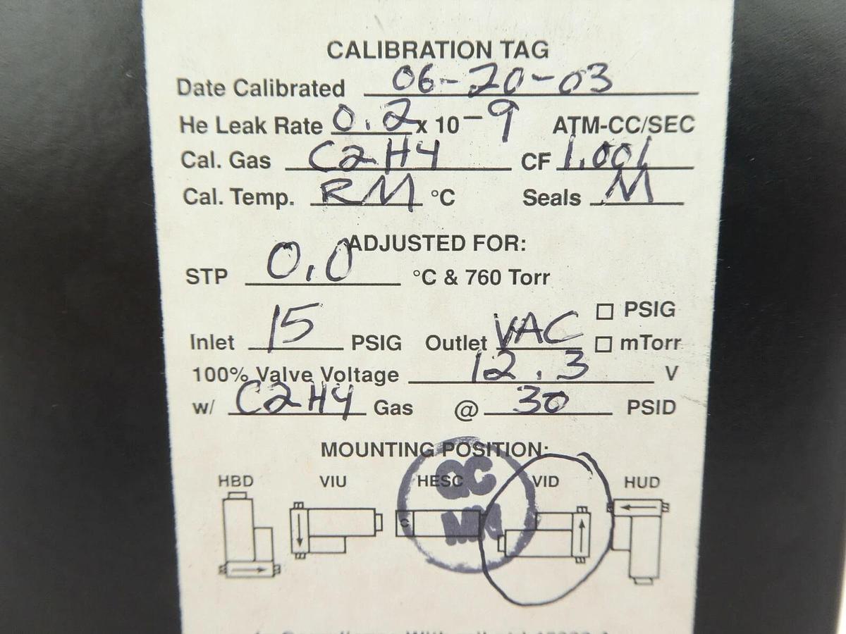 Refurbished Tylan FC-2900MEP Mass Flow Controller MFC 50 SCCM SiH4 2900 Series Refurbished