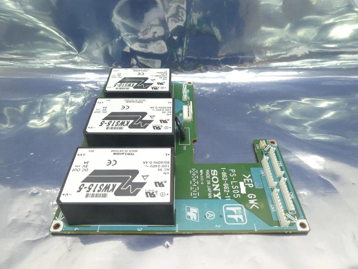 Used Sony 1-862-662-11 Laserscale Power Supply PCB PS-LS05 Nikon FX-601F Working