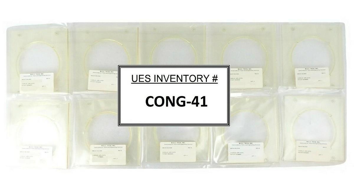 M.E.C. Tech MEC81156-200A Extended Lower Overlay Lot of 10 AMAT 0020-01060 New