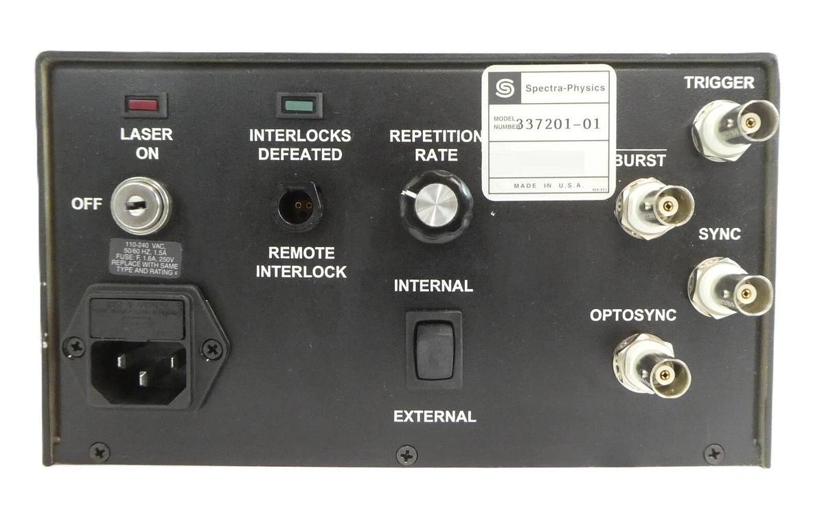 Used Thermo Laser Science 337201-01 UV Air-Cooled Nitrogen Laser w/Key Working