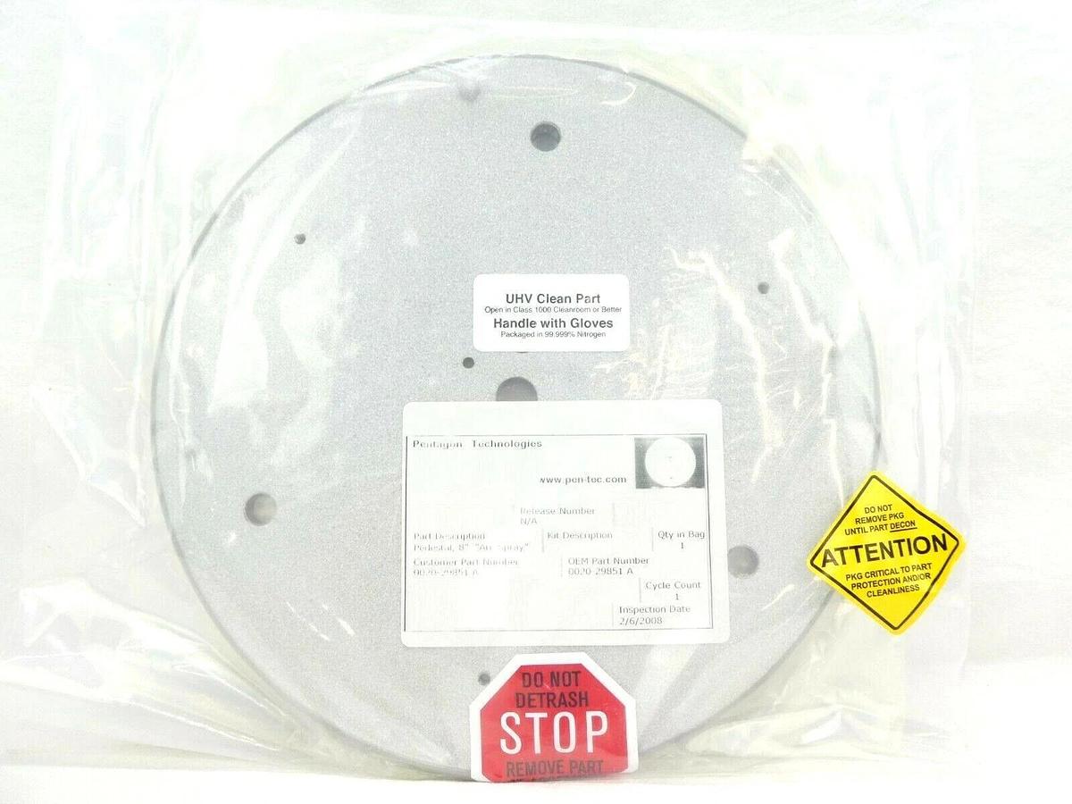AMAT Applied Materials 0020-29851 8" Arc Spray Pedestal New Surplus