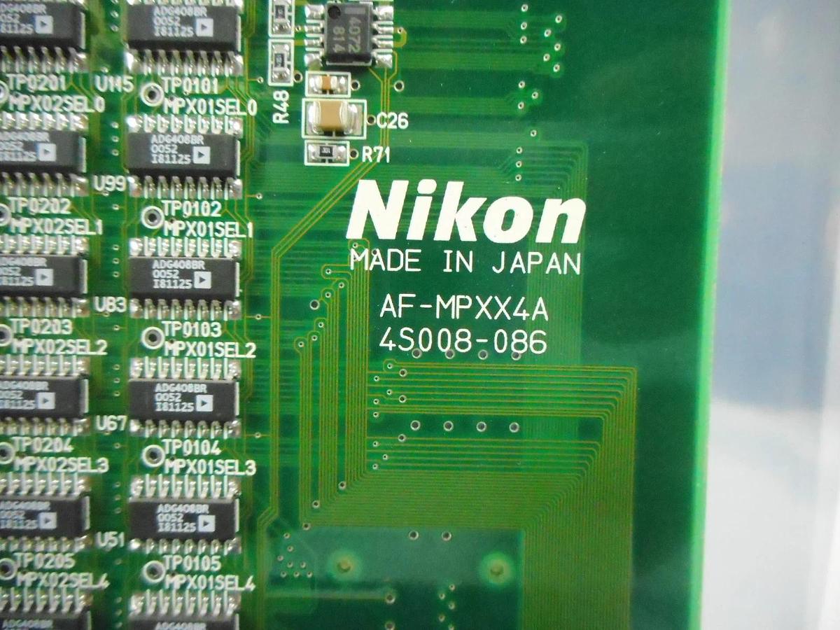 Used Nikon Precision 4S008-086 Relay Control Board PCB AF-MPXX4A NSR Series Working