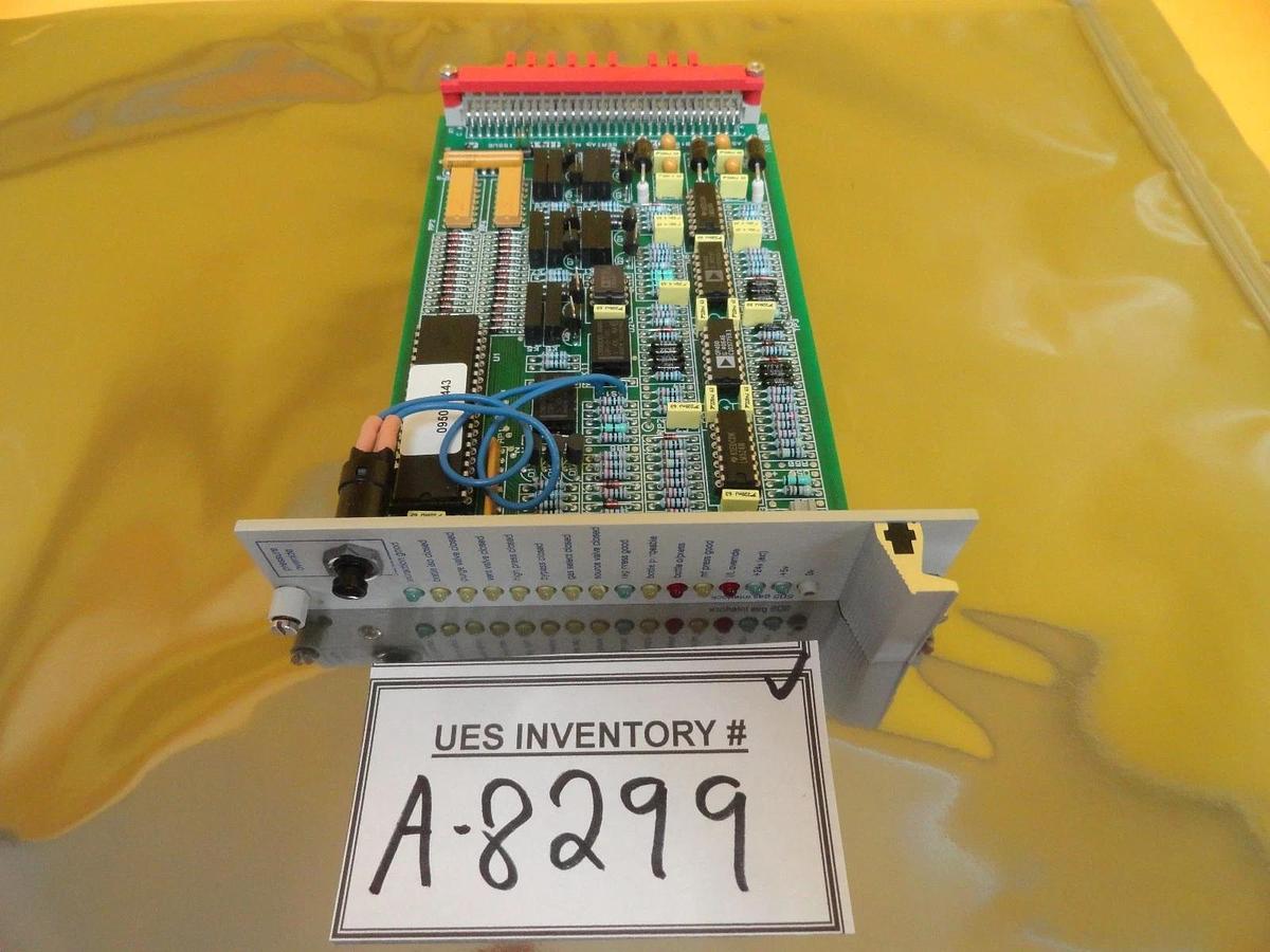 Used AMAT Applied Materials 0100-02195 Gas Interlock 10 Torr SDS PCB Card Used