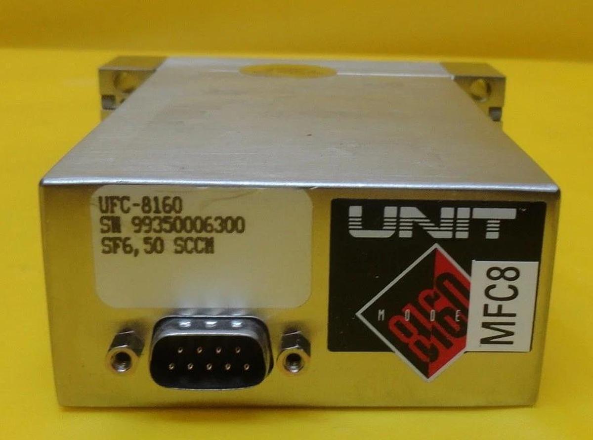 Used Unit Instruments 8160-102101 Mass Flow Controller MFC 50 SCCM SF6 UFC-8160 Used
