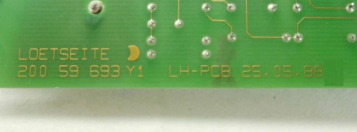 Used Leybold 200 59 693 Interface Board PCB LH-PCB 25.05.88 ULTRATEST UL 500 Working