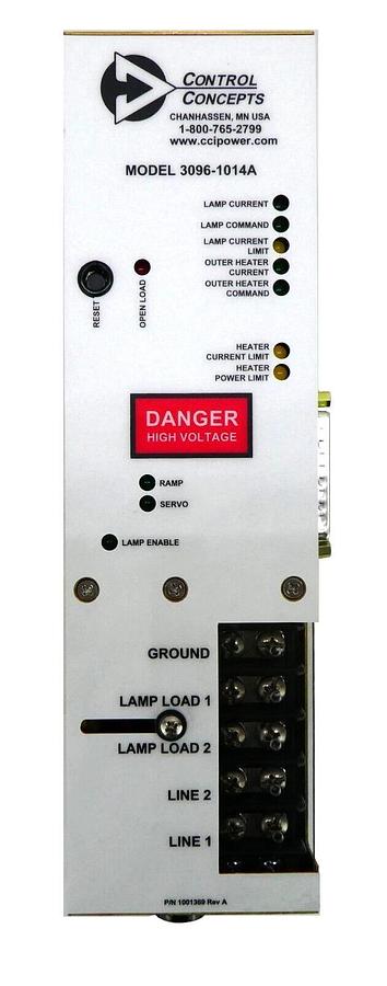 Used Control Concepts 3096-1014A SCR Power Controller AMAT 0190-46114 Working Surplus