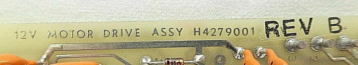 Used Varian Semiconductor VSEA H4279001 12V Motor Drive PCB Card Rev. B Working Spare