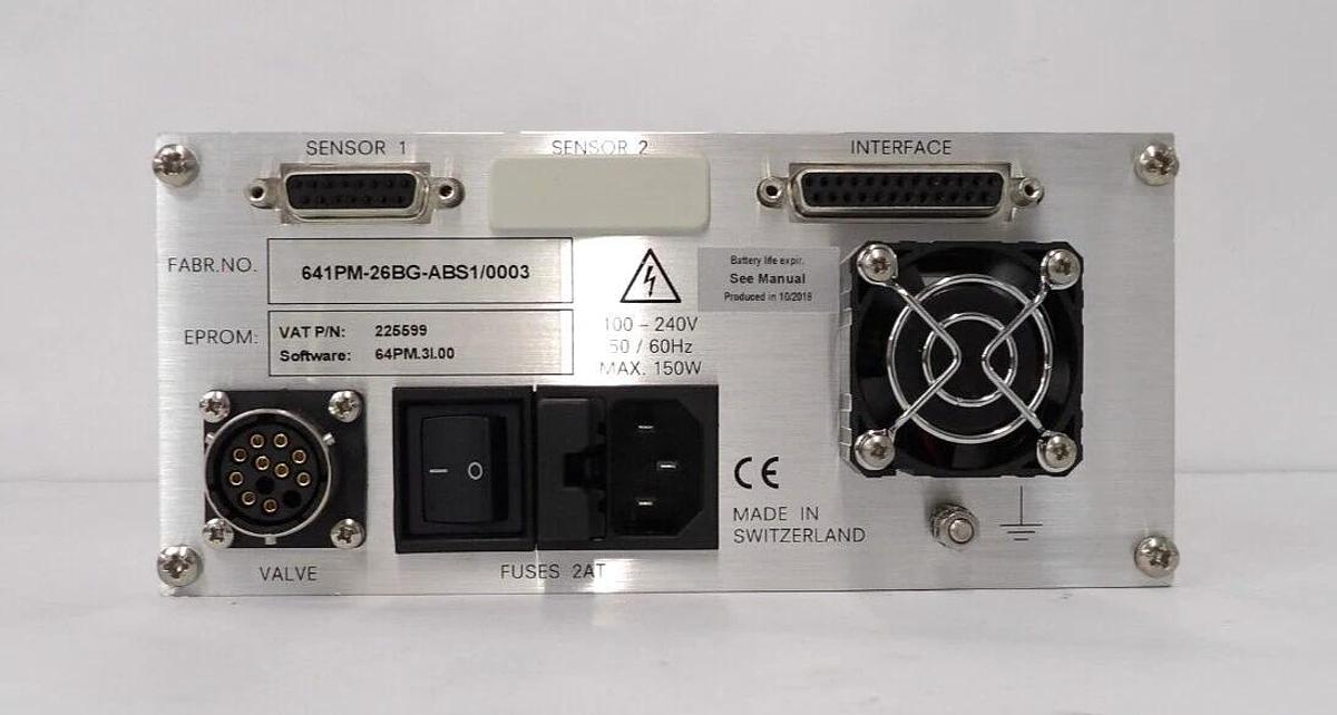 Used VAT 641PM-26BG-ABS1 Adaptive Pressure Controller PM-4 Series 64.1 Working