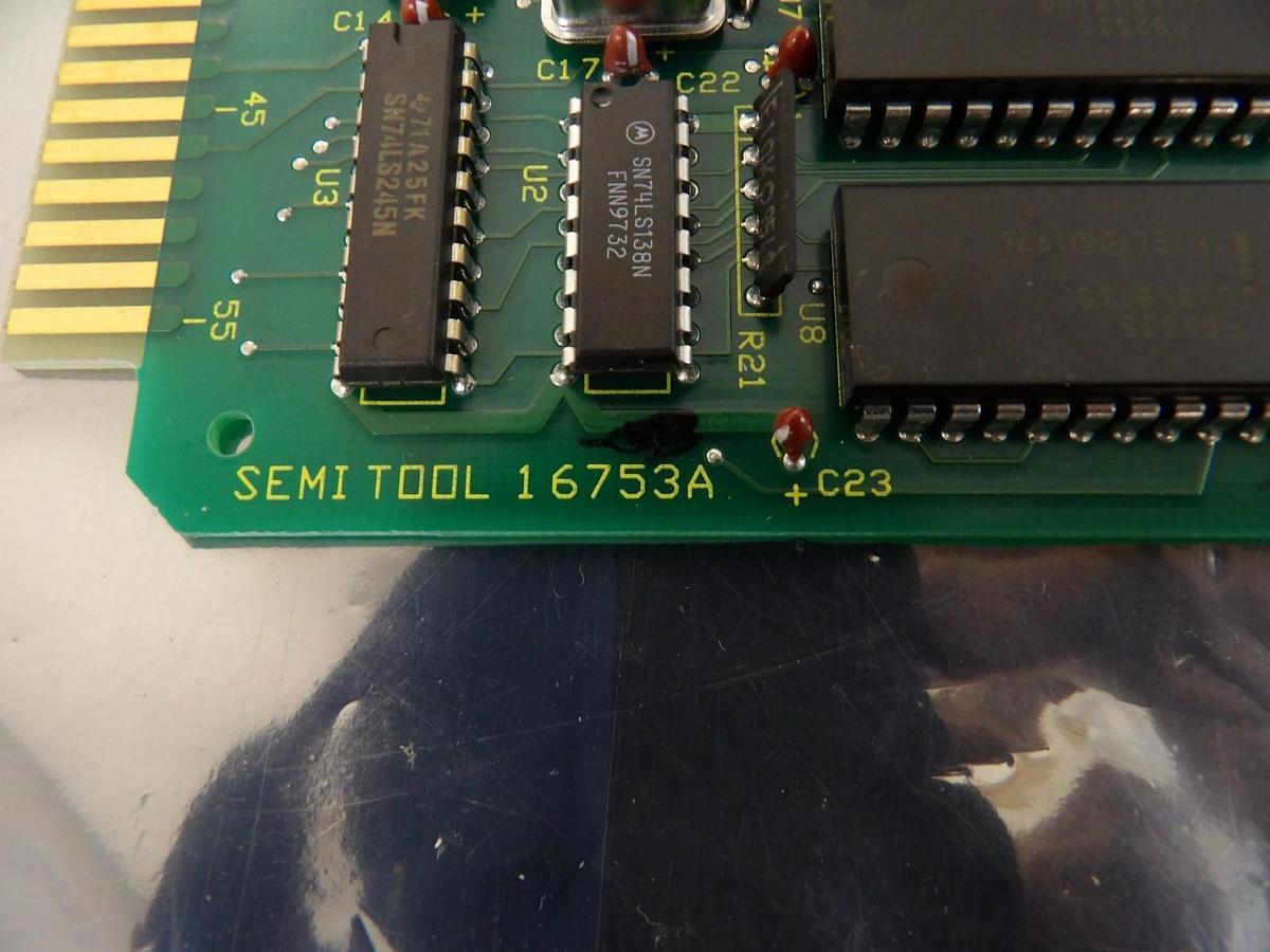 Used Semitool 16753-513 Motor Interface PCB Card Assembly 16753 Working