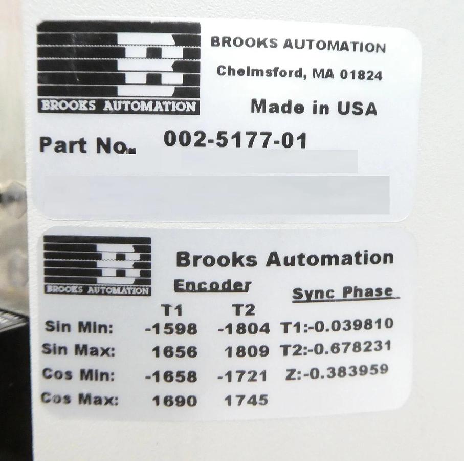 Used Brooks Automation 002-5177-01 300mm Wafer Handling Robot Reliance AWIS Spare