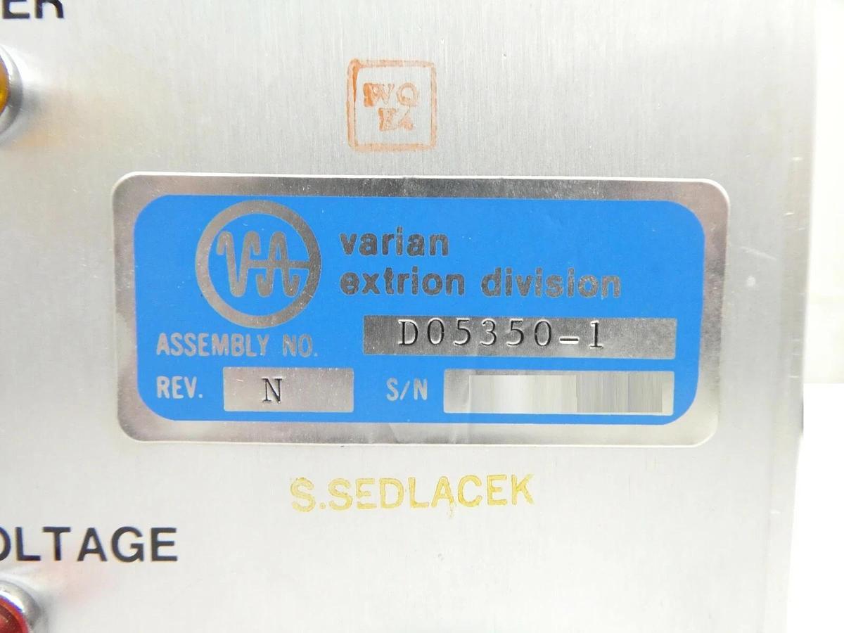 Used Varian Semiconductor VSEA E11071410 Scan Power Supply D05350-1 Extrion Working