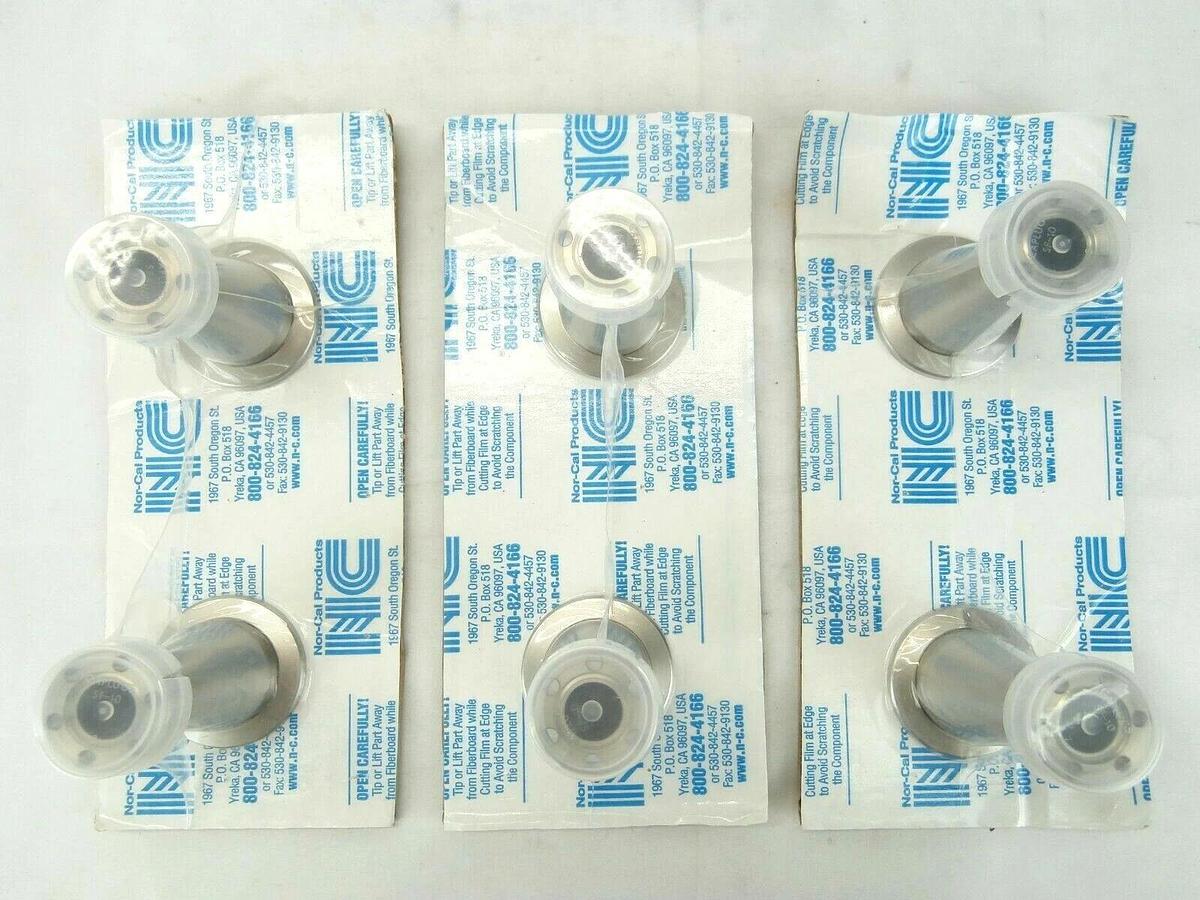Nor-Cal 139393 Conical Adapter Nipple NW40-1.33" ANC-NW-40-133 Lot of 6 New