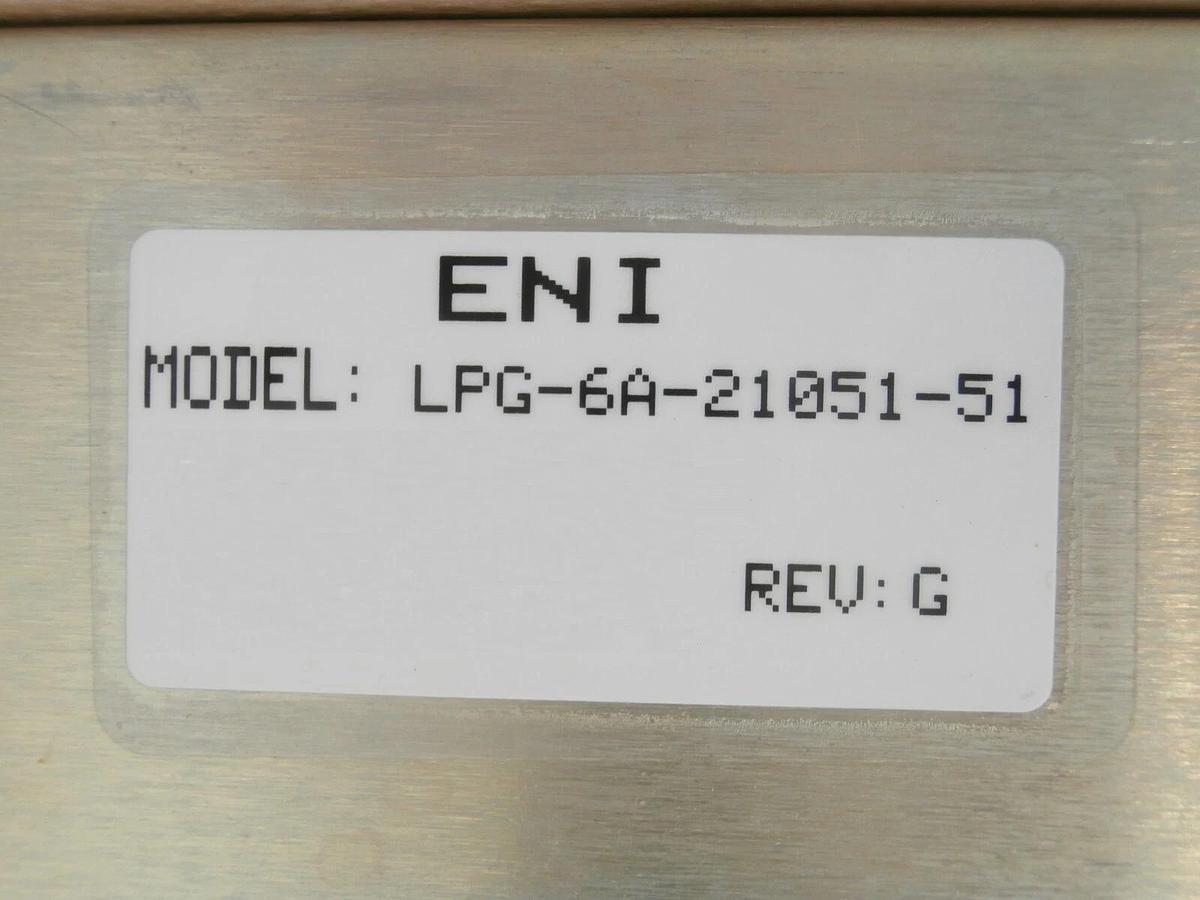 Used LPG-6AT ENI Power Systems LPG-6A-21051-51 RF Generator Tested Not Working
