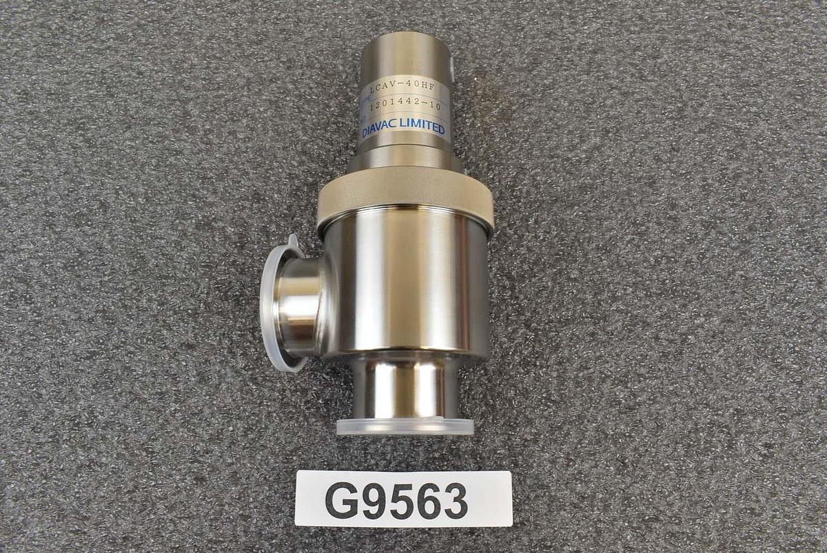 Used Diavac Limited LCAV-40HF Pneumatic Angle Valve