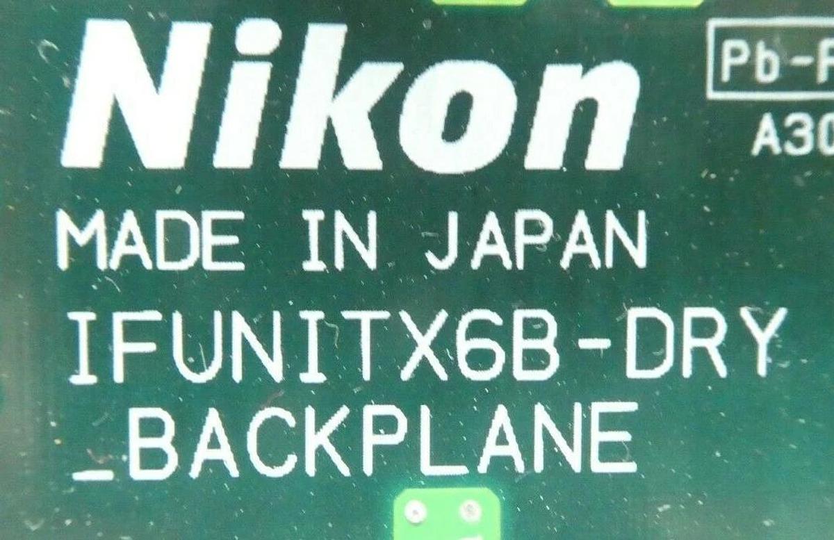 Used Nikon IFUNITX6B-DRY_BACKPLANE Backplane PCB NSR FX-601F System Working Surplus
