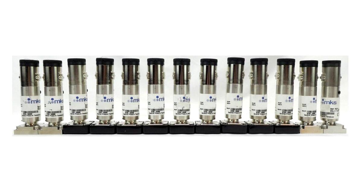 Used MKS Instruments 872B Series Pressure Transducer 872B-30668 Lot of 13 Working