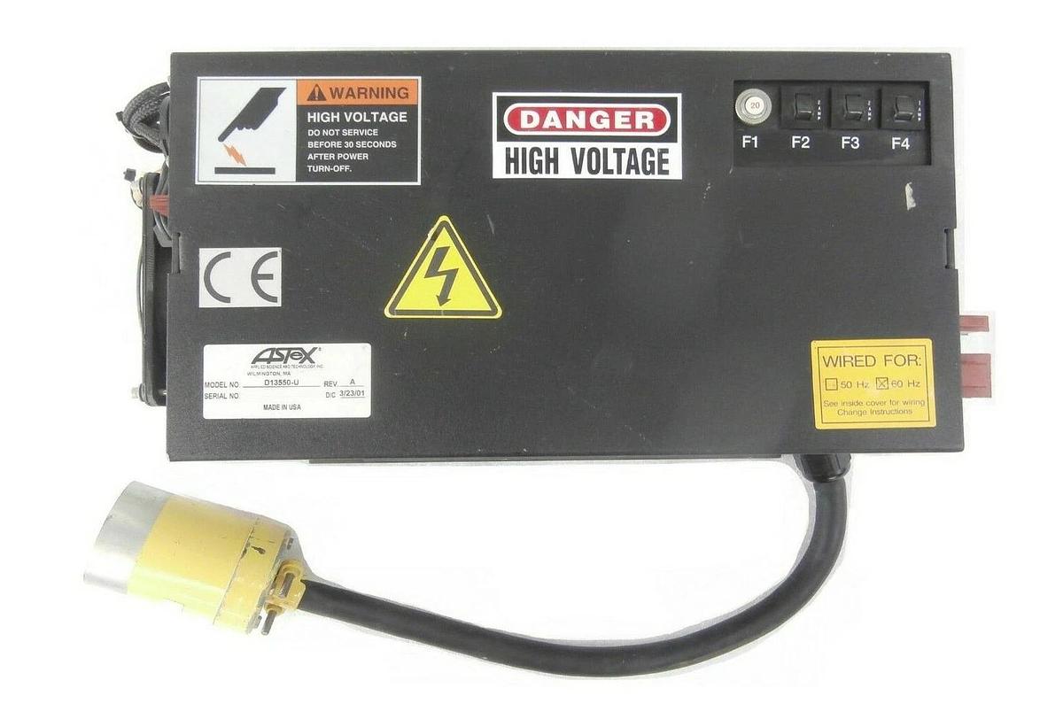Used ASTeX D13550-U Microwave Plasma Detector Power Supply AMAT 3750-01131 Working