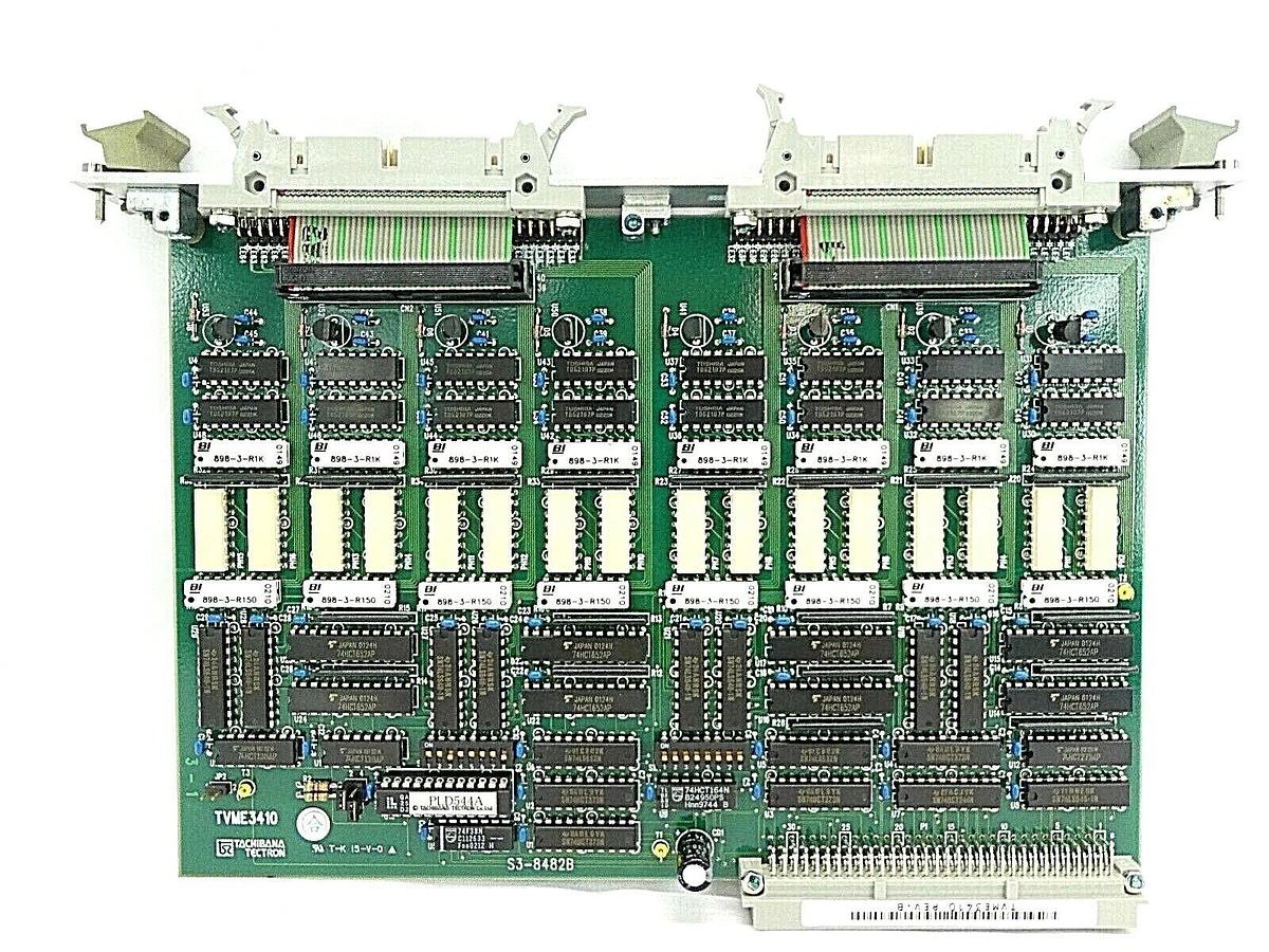 Used Tachibana Tectron TVME3410 Processor PCB Card Working Surplus
