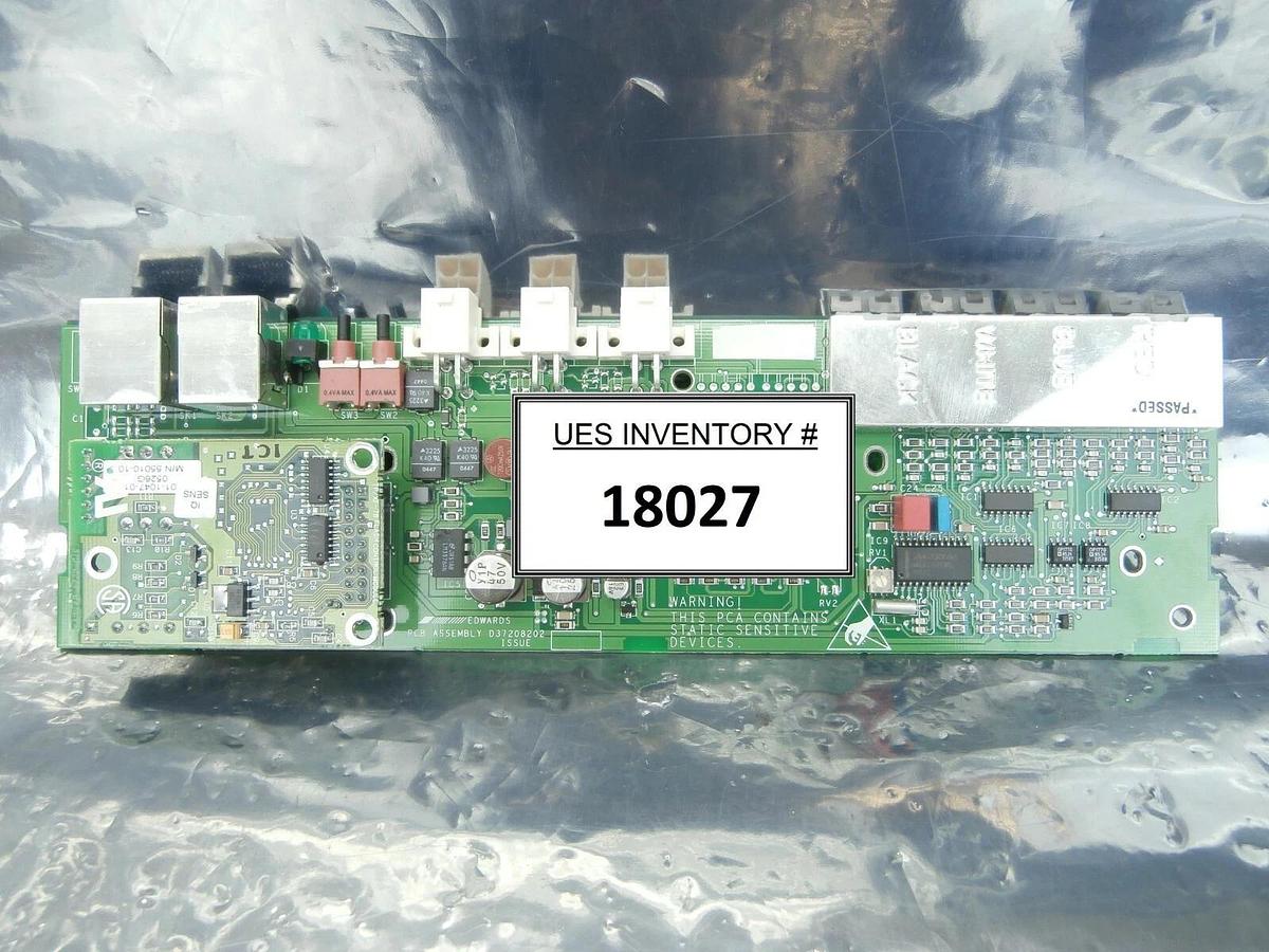 Used Edwards D37208202 Flash Module PCB iQDP Series 801-1047-01 Used Working