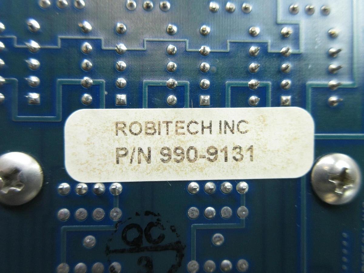 Used Robitech 990-9131 Valve Module PCB Card 681-0181-009 980-2300 Used Working