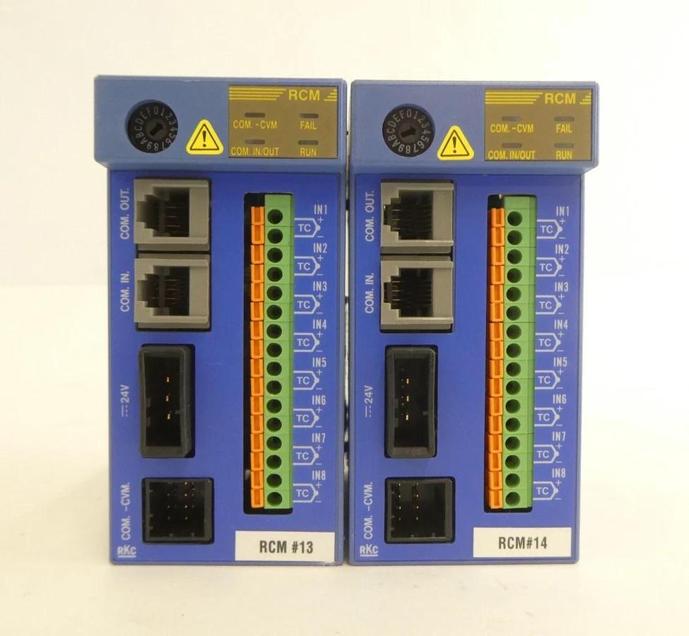 Used RKC Instrument RCM-B-K10-NNN*B Temperature Controller Reseller Lot of 6 Working